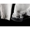 White Long Sleeve Baby Girl Christening Bolero Style GB003