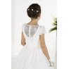 Lovely White First Holy Communion Dress Style 8710