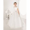 Gorgeous Ivory First Holy Communion Dress Style 7404