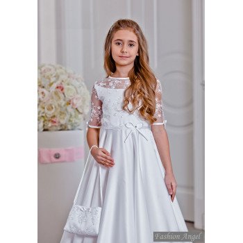 Lovely Lace Handmade First Holy Communion Dress Style ORLA