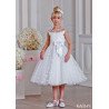 Unusual First Holy Communion Ballet Length Dress Style KATHY