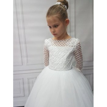 Stunning Handmade First Holy Communion Dress Style ARLETTA BIS
