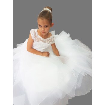 Beautiful Handmade First Holy Communion Dress Style LAURA
