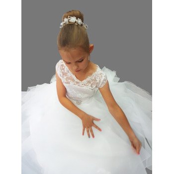 Beautiful Handmade First Holy Communion Dress Style LAURA