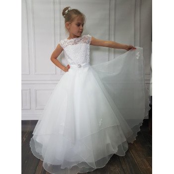 Beautiful Handmade First Holy Communion Dress Style LAURA