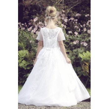 Beautiful Handmade First Holy Communion Dress Style ROSARIO