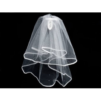 White First Holy Communion Veil Style CV158