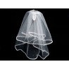 White First Holy Communion Veil Style CV158