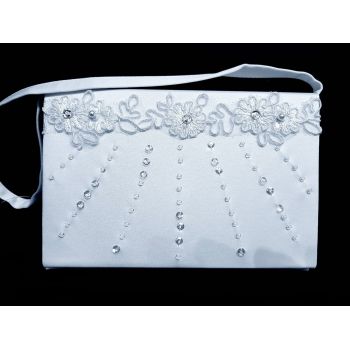 White First Holy Communion Handbag Style 6000