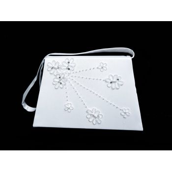 White First Holy Communion Handbag Style CB042
