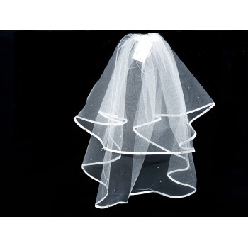 White First Holy Communion Veil Style 1981