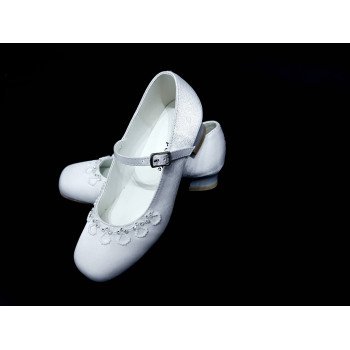 Satin First Holy Communion Shoes Style 5817