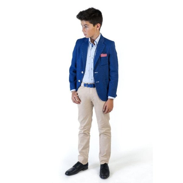 Beige First Holy Communion/Special Occasion Trousers Style 10-05020 Beige First Holy Communion/Special Occasion Trousers Style 10-05020