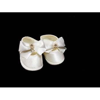 Pink/Ivory Christening/Special Occasion Baby Girl Dress, Shoes and Headband Style 05007