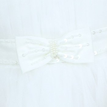 Special Occasions Ivory Tulle Baby Dress with Sequinned Sash Cindy by Sevva