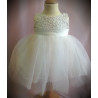 Ivory Seeva flower girl /Christening dress Style pc1025