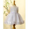 Sevva Lace Honey Christening /Flower Girl Dress in White