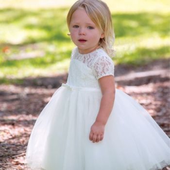 Sarah Louise Ivory Christening Dress Style 070102-1