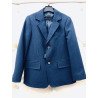 Navy Checkered First Holy Communion/Special Occasion Jacket Style SEAN