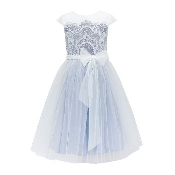 Ivory/Grey Confirmation/Special Occasion Dress Style 4/J/18