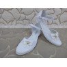 White Leather First Holy Communion Shoes Style 718