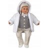 6 Pcs Christening Suit&Jacket Victor Beige