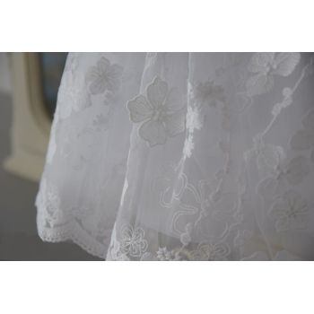 White Christening/Baptism Baby Girl Dress Style NINA