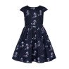 Navy Floral Confirmation/Special Occasion Dress Style 16B/J/18