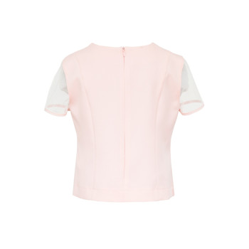 Pink Confirmation/Special Occasion Blouse Style 35B/SM/19
