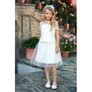 Ivory Confirmation/Special Occasion Skirt Style 37B/SM/19