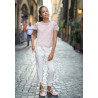 Pink Confirmation/Special Occasion Blouse Style 36B/SM/19
