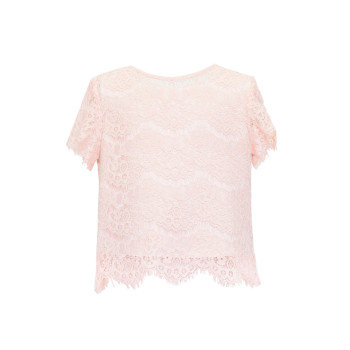 Pink Confirmation/Special Occasion Blouse Style 36B/SM/19