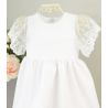 Handmade White Baby Girl Christening Dress Style MARCELINE Handmade White Baby Girl Christening Dress Style MARCELINE