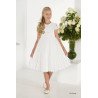 Handmade Ivory First Holy Communion Ballerina Length Dress Style 8715