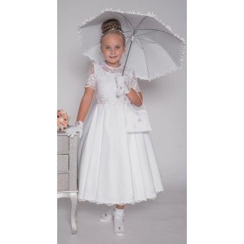 Handmade First Holy Communion Ballerina Length Dress Style VANESSA