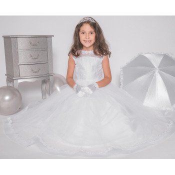 Gorgeous Handmade First Holy Communion Dress Style AMADEA
