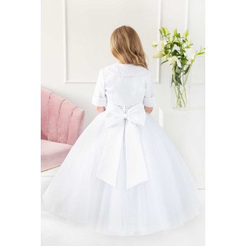 Handmade White First Holy Communion Dress Style T-845