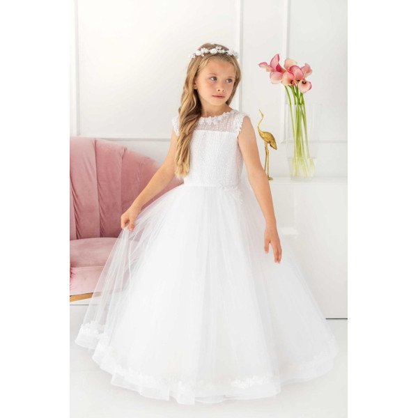 Gorgeous Handmade First Holy Communion Dress Style AMADEA Gorgeous Handmade First Holy Communion Dress Style AMADEA