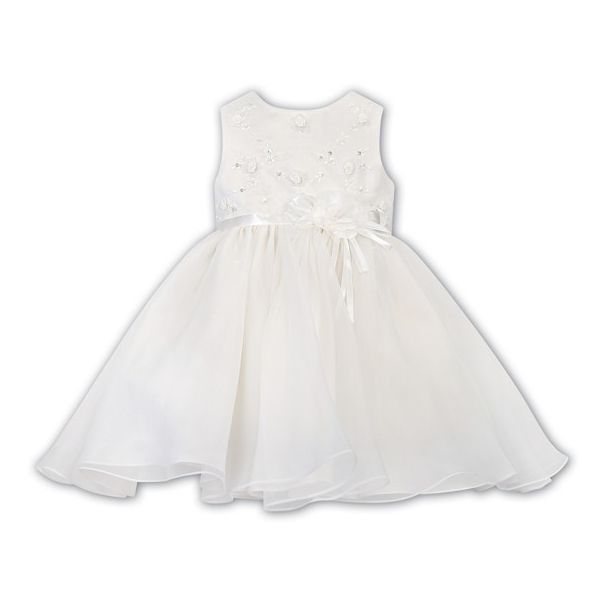 Sarah Louise Ivory Christening Baby Girl Dress Style 070105