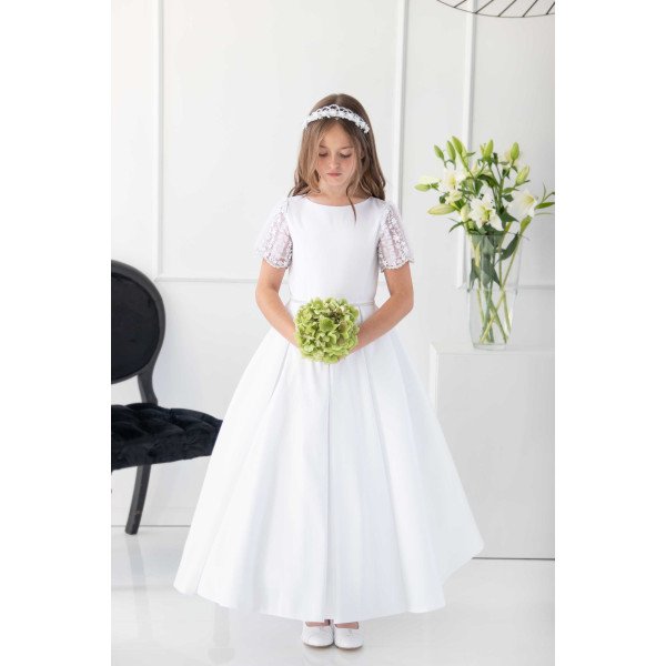Handmade First Holy Communion Dress Style NABLA Handmade First Holy Communion Dress Style NABLA