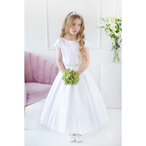 Handmade First Holy Communion Ballerina Length Dress Style ZELINDA Handmade First Holy Communion Ballerina Length Dress Style ZELINDA