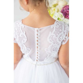 Handmade White First Holy Communion Dress Style RACHELA