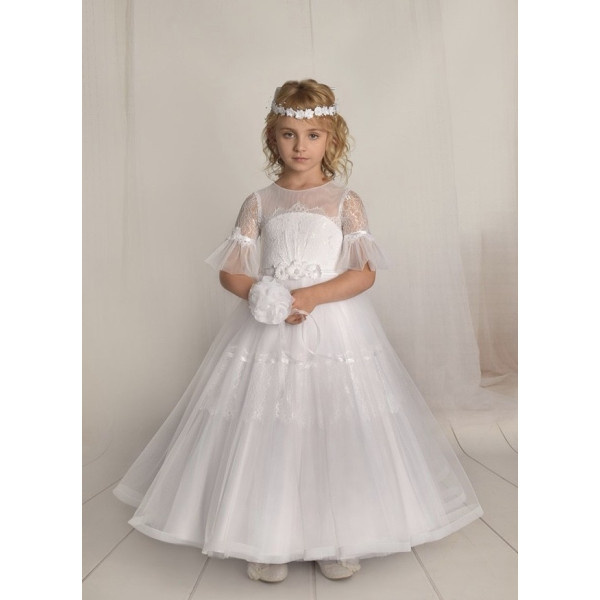 Handmade First Holy Communion Dress Style F09 Handmade First Holy Communion Dress Style F09