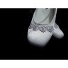 White Satin First Holy Communion Shoes Style 5806