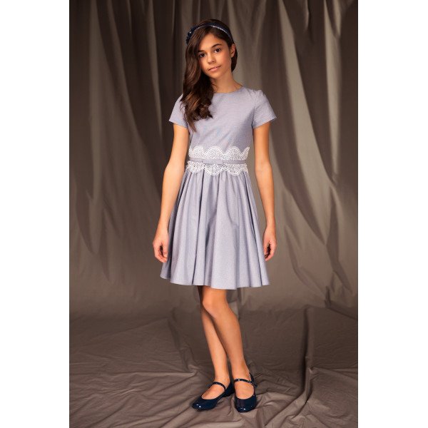 Lovely Grey Confirmation/Special Occasion Dress Style 17A/J/19 Lovely Grey Confirmation/Special Occasion Dress Style 17A/J/19