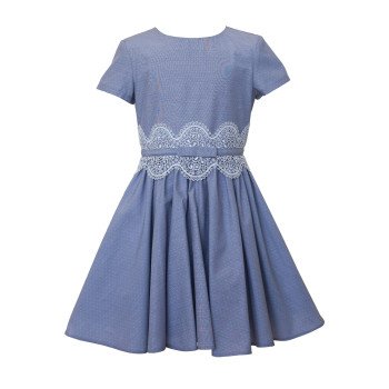 Lovely Grey Confirmation/Special Occasion Dress Style 17A/J/19