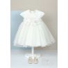 Handmade Ivory Christening/Baptism Baby Girl Dress Style 512025MC