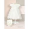 Handmade Ivory Christening Baby Girl Dress Style 512015MC