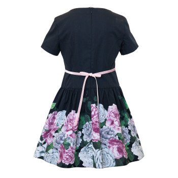 BLACK/PINK CONFIRMATION/SPECIAL OCCASION DRESS STYLE 21/J/19