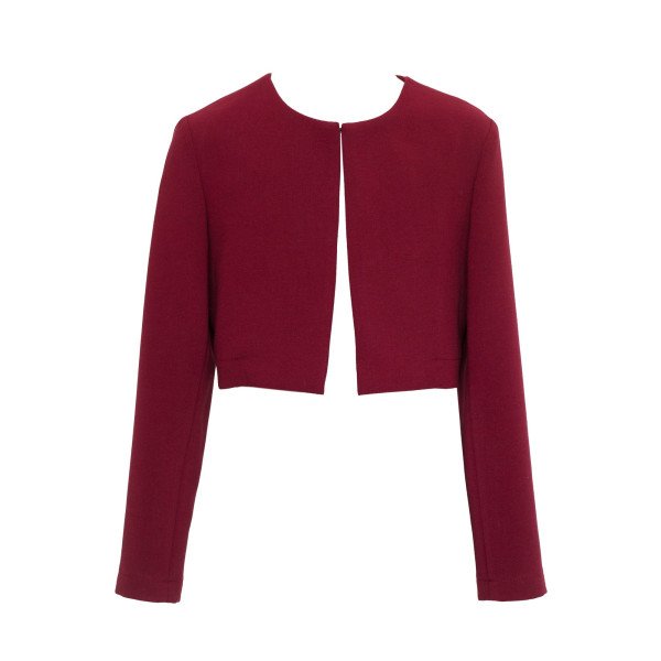 Burgundy Confirmation/Special Occasion Bolero Style 23A/J/19 Burgundy Confirmation/Special Occasion Bolero Style 23A/J/19